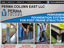 Tablet Screenshot of permacolumneast.com